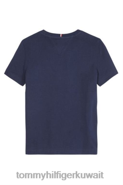 الأزرق الداكن Tommy Hilfiger تي شيرت أساسي 446442925