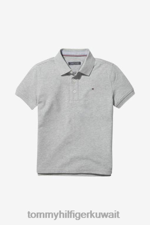 رمادي Tommy Hilfiger الأولاد قميص بولو الأساسية 446442938