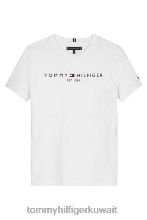 أبيض Tommy Hilfiger تي شيرت أساسي 446442946