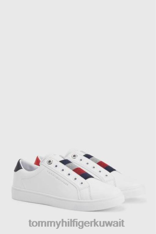 أبيض Tommy Hilfiger أحذية رياضية مرنة سهلة الارتداء 446442963