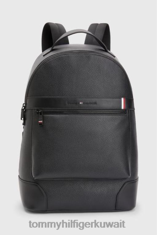 أسود Tommy Hilfiger حقيبة الظهر المركزية 446442988