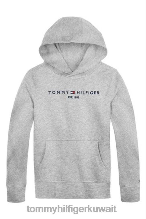 رمادي Tommy Hilfiger هوديي الأساسية 446442993