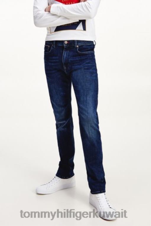 أزرق Tommy Hilfiger جينز بليكر النحيف الأساسي 446443002