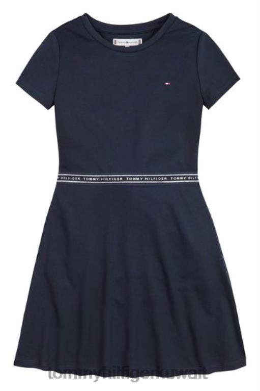 أزرق Tommy Hilfiger فستان بونتو متزلج 446443044