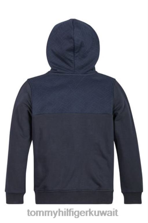 أزرق Tommy Hilfiger مونوغرام الرمز البريدي من خلال البلوز 446443050