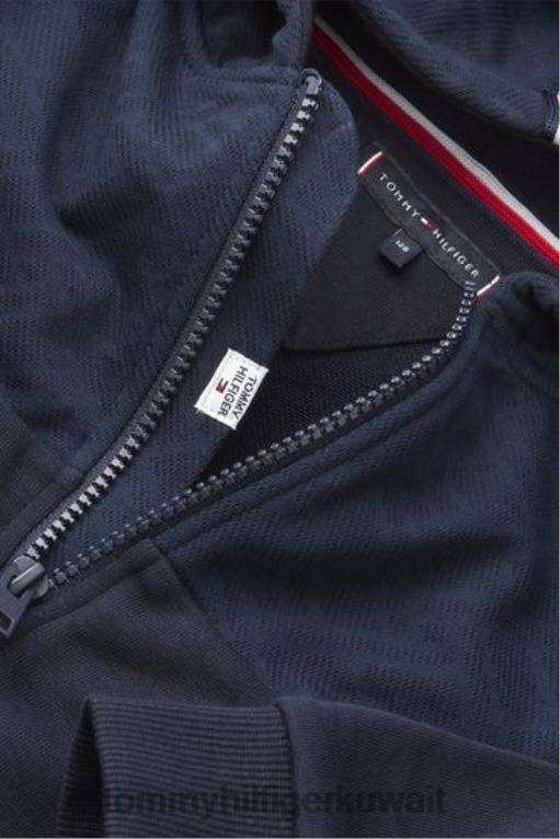 أزرق Tommy Hilfiger مونوغرام الرمز البريدي من خلال البلوز 446443050