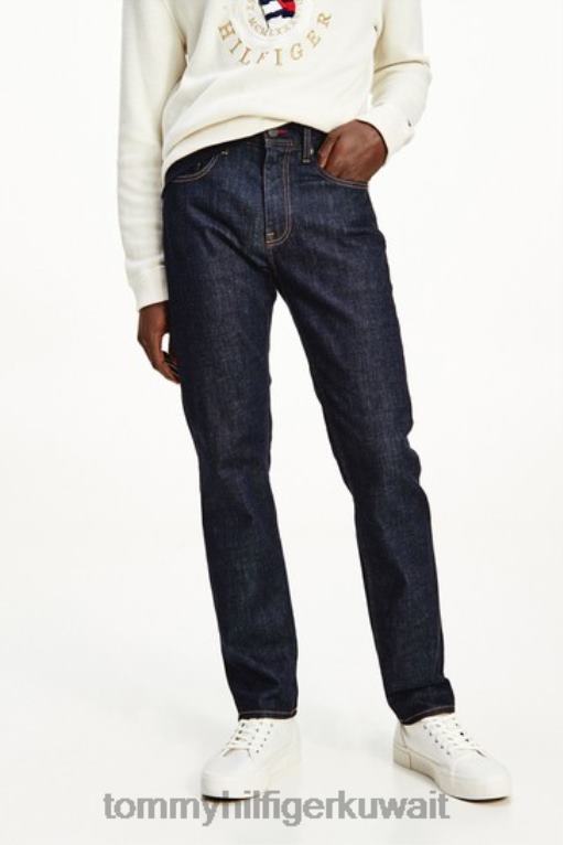 أزرق Tommy Hilfiger جينز دينتون مستقيم أساسي 446443052