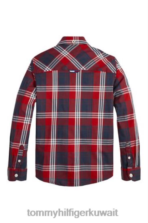أحمر Tommy Hilfiger قميص الاختيار 446443064