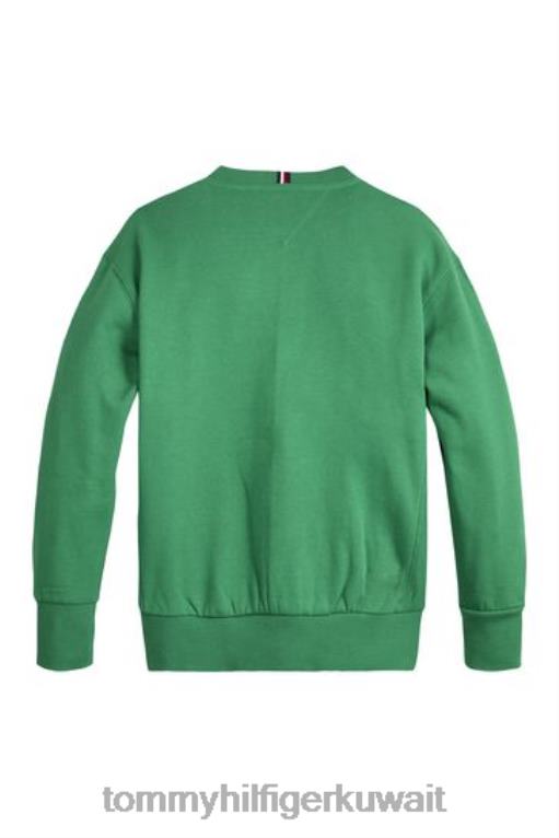 أخضر Tommy Hilfiger سترة أبليك الحبل 446443065