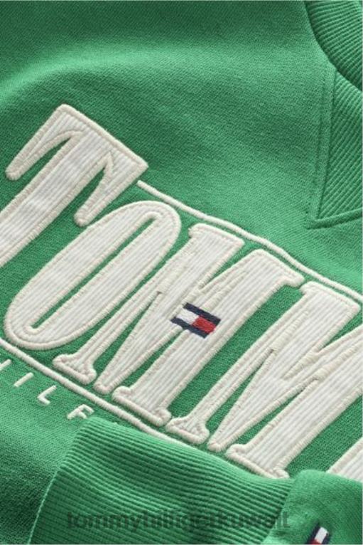 أخضر Tommy Hilfiger سترة أبليك الحبل 446443065