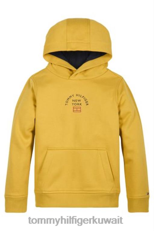 أصفر Tommy Hilfiger هوديي الشعار 446443076