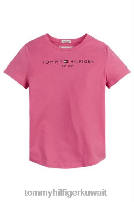 لون القرنفل Tommy Hilfiger تي شيرت أساسي 446443077