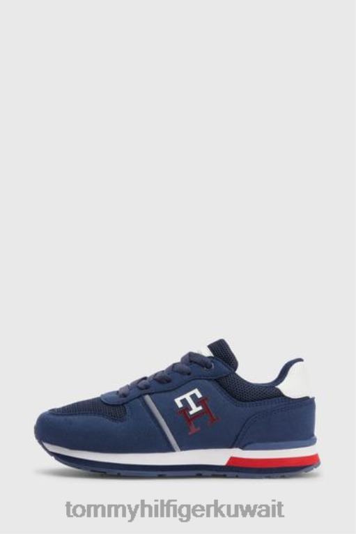 أزرق Tommy Hilfiger أحذية رياضية بأربطة منخفضة 446443080