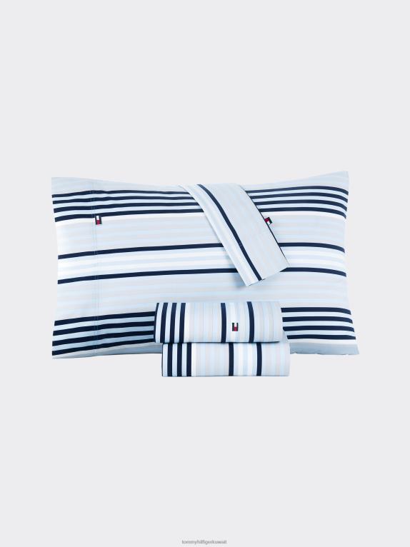 شريط المحيط Tommy Hilfiger مجموعة ملاءات سرير مزدوج 4464431