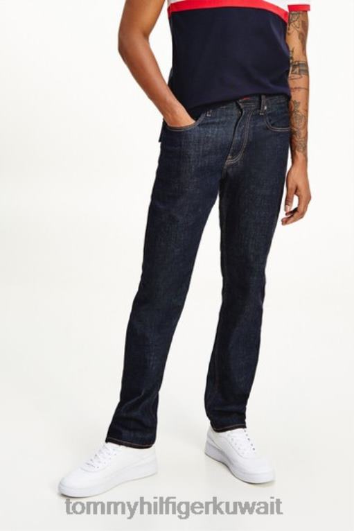 أزرق Tommy Hilfiger جينز بليكر النحيف الأساسي 446443110