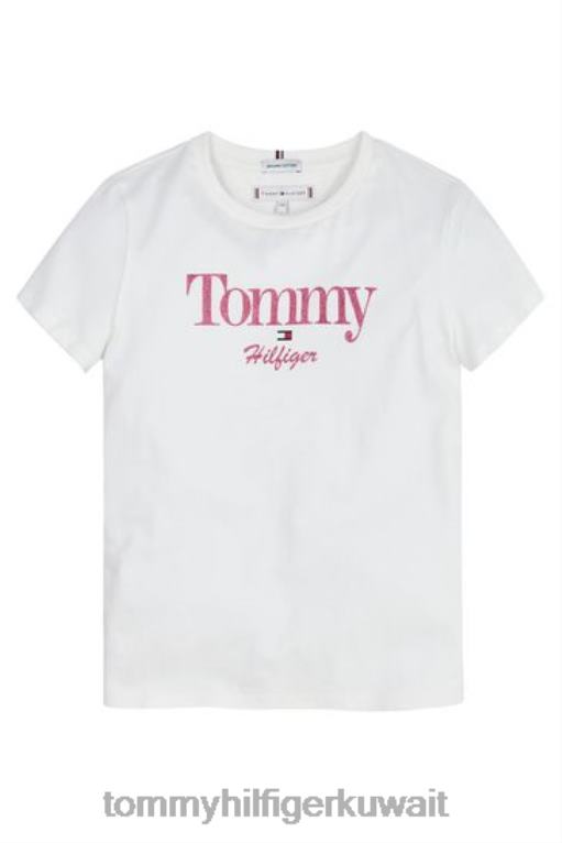 أبيض Tommy Hilfiger تي شيرت برسومات لامعة 446443124