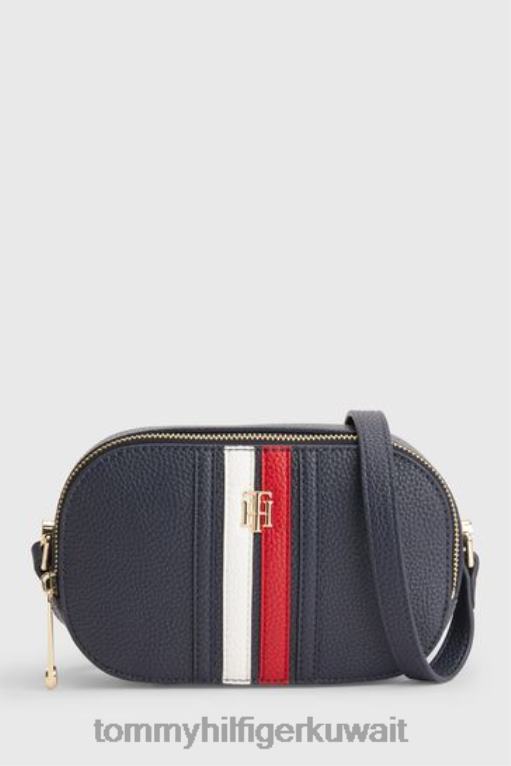 أزرق Tommy Hilfiger حقيبة الكاميرا الخاصة بالشركة 446443144
