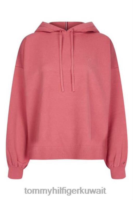 لون القرنفل Tommy Hilfiger هوديي ناعم منحنى 446443146