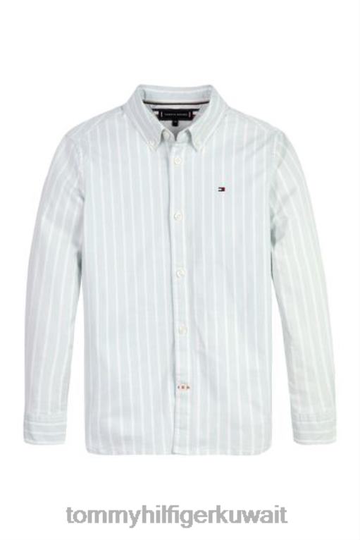 أزرق Tommy Hilfiger قميص أكسفورد مخطط 446443148