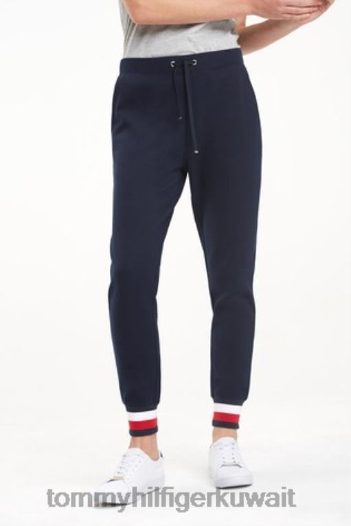 أسود Tommy Hilfiger بنطال العرق التراثي 446443154