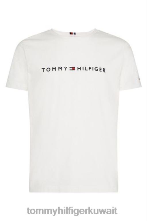 أبيض Tommy Hilfiger تي شيرت بشعار كبير وطويل 446443198