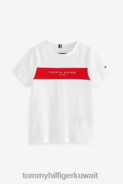 أبيض Tommy Hilfiger تي شيرت ملون 446443207