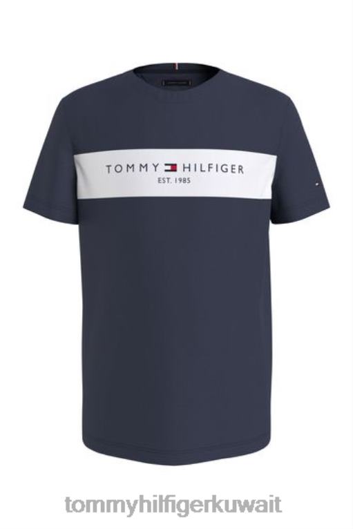 أزرق Tommy Hilfiger تي شيرت ملون 446443210