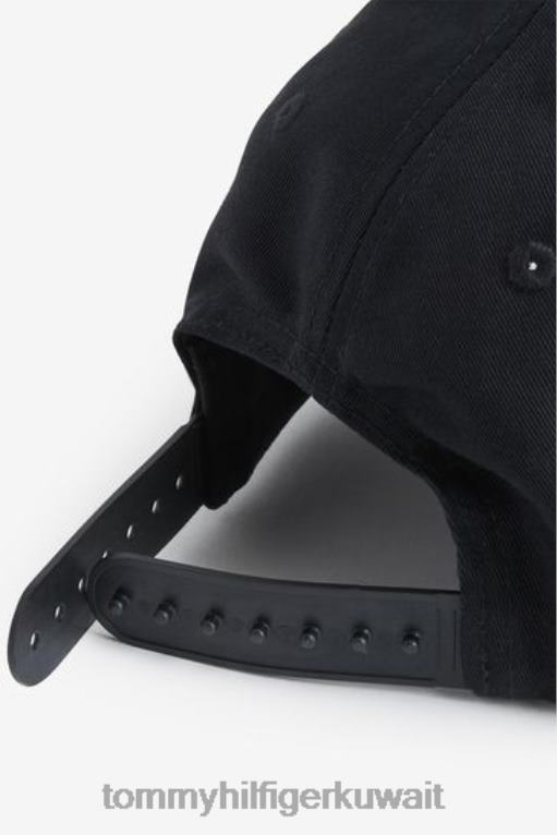 أسود Tommy Hilfiger قبعة بيسبول العلم الكبير 446443212