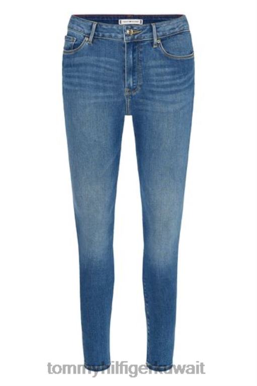 أزرق Tommy Hilfiger النساء منحنى هارلم نحيل الجينز 446443215