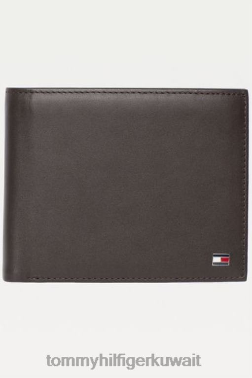 بني Tommy Hilfiger بطاقة إيتون الائتمانية ومحفظة العملات المعدنية 446443216