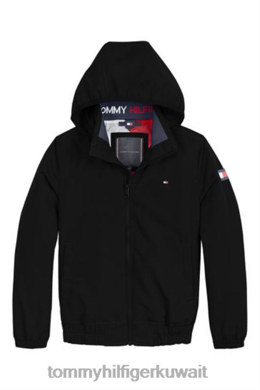 أسود Tommy Hilfiger سترة أساسية 446443230