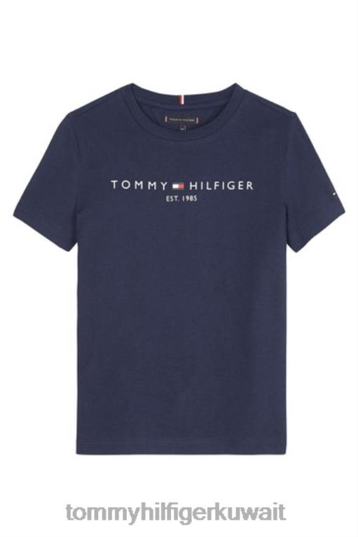 أزرق Tommy Hilfiger تي شيرت أساسي 446443260