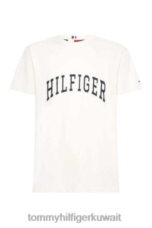 أبيض Tommy Hilfiger تي شيرت اسكواش طبيعي 446443263