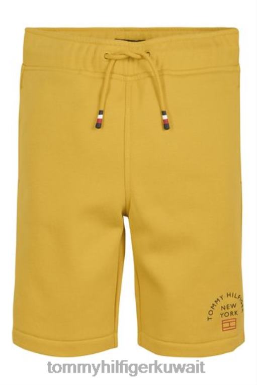 أصفر Tommy Hilfiger شورت رياضي بشعار الماركة 446443287