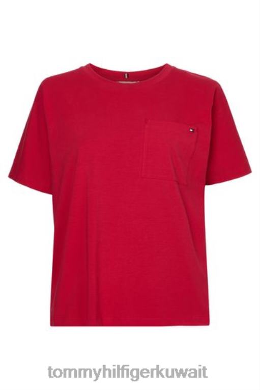 لون القرنفل Tommy Hilfiger قمة مريحة 446443296