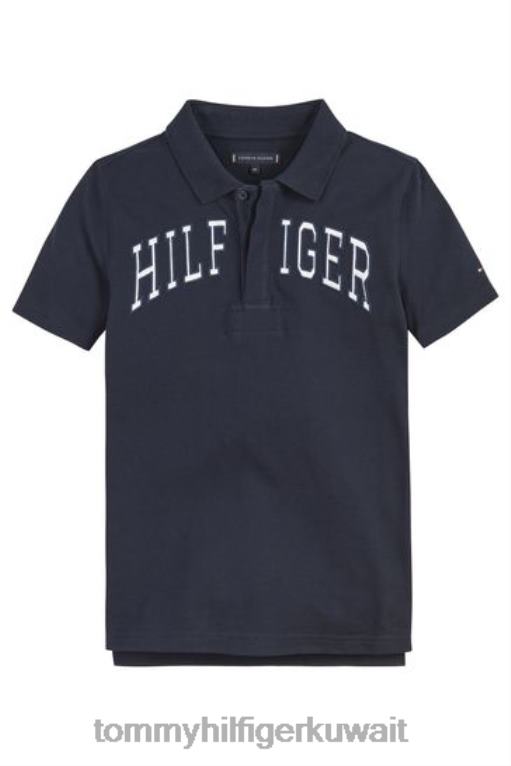أزرق Tommy Hilfiger قميص بولو أيقونة 446443308