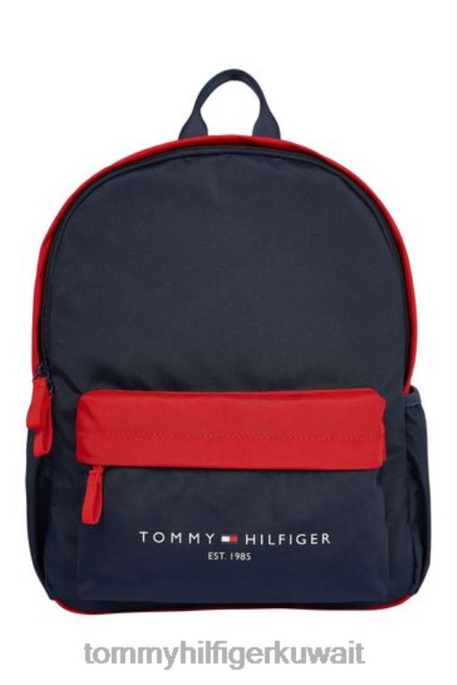 أسود Tommy Hilfiger حقيبة الظهر المنشأة 446443319