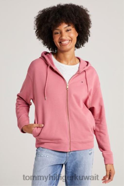 لون القرنفل Tommy Hilfiger هوديي مريح 446443328