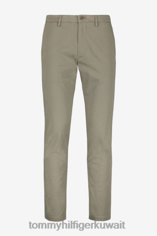 أخضر Tommy Hilfiger تشينو بهيكل مطبوع من بليكر 446443337