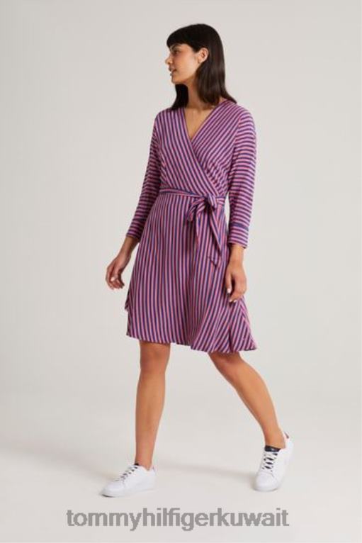 أزرق Tommy Hilfiger فستان ميدي باندانا 446443338