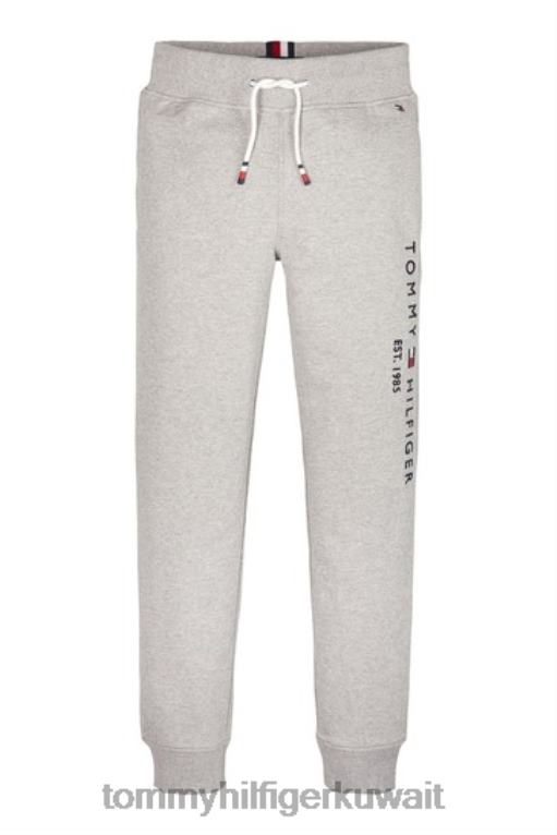 رمادي Tommy Hilfiger بنطال رياضي أساسي 446443379