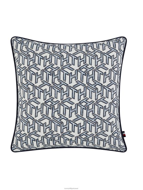 حرف الجزيرة الأبيض Tommy Hilfiger وسادة مونوغرام الجزيرة 4464434