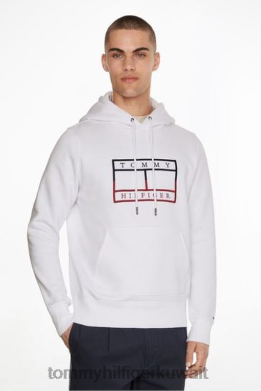 أبيض Tommy Hilfiger هوديي مخطط العلم 446443402