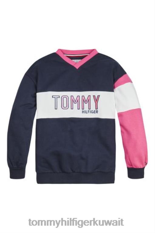 أزرق Tommy Hilfiger سترة ملونة 446443407