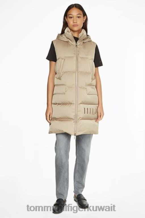 اللون البيج Tommy Hilfiger الساتين أسفل جيليه 446443409