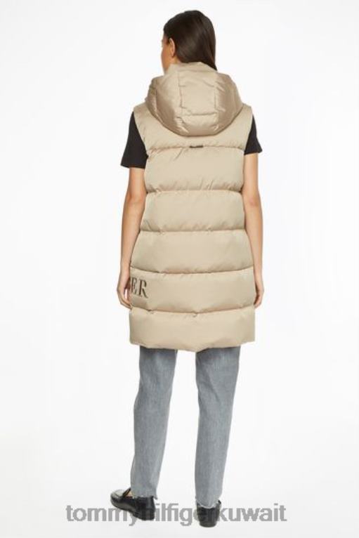 اللون البيج Tommy Hilfiger الساتين أسفل جيليه 446443409