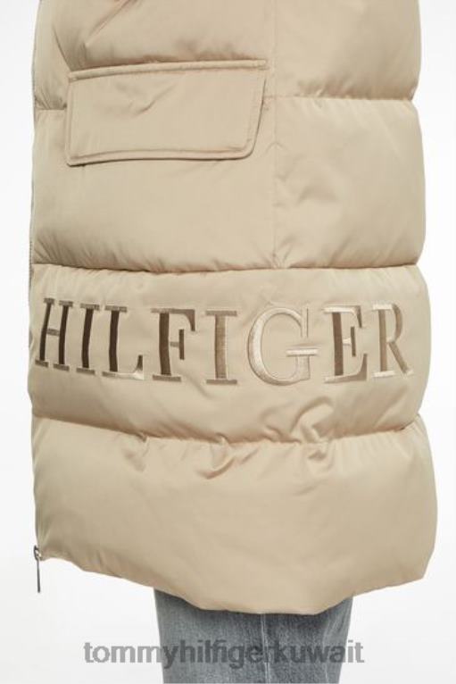 اللون البيج Tommy Hilfiger الساتين أسفل جيليه 446443409
