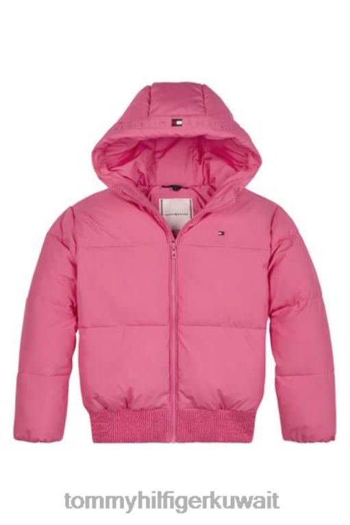 لون القرنفل Tommy Hilfiger سترة منتفخة ذات علامة تجارية 446443417