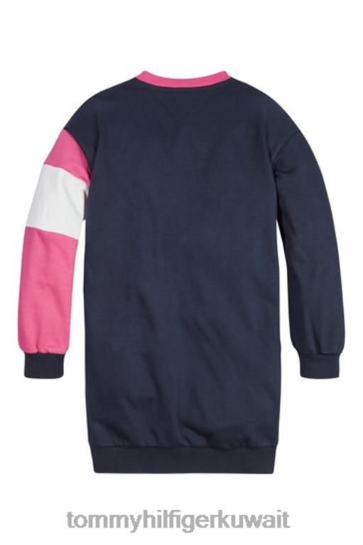 أزرق Tommy Hilfiger فستان جامعي ملون 446443445