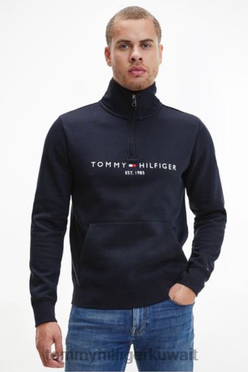 أزرق Tommy Hilfiger سترة شعار 446443449